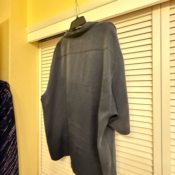 Greg Norman Men's Sz XL Dark Blue Button-Up Shirt - Picture 8 of 12